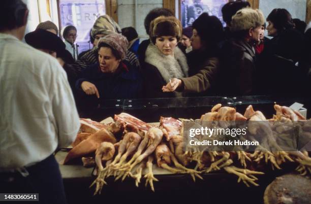 Soviet Meat Line Rations 220 Soviet Food Line Stock Photos, High-Res Pictures, and Images ...