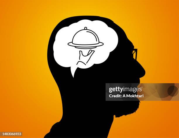waiter, chef, restaurant bell... - chef hands stock illustrations