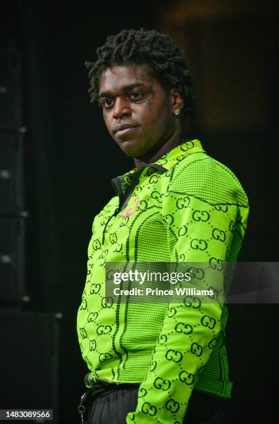 Kodak Black performs during Kodak Black & Friends Concert at Mississippi Coast Coliseum on April 15, 2023 in Biloxi, Mississippi.