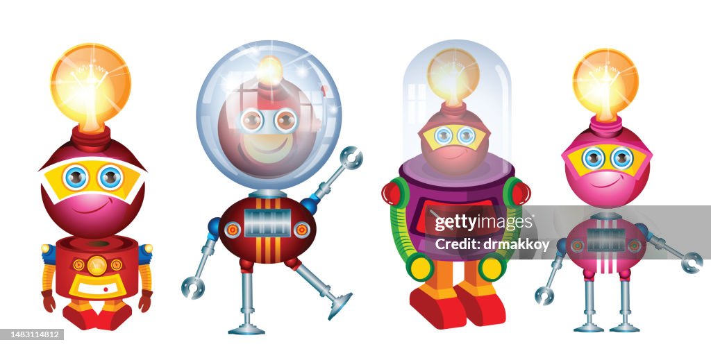 Cute Artificial Intelligence High-Res Vector Graphic - Getty Images