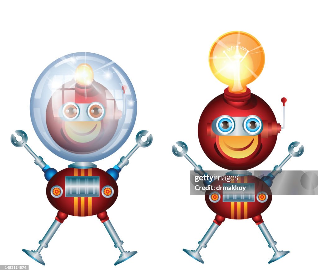 Cute Artificial Intelligence High-Res Vector Graphic - Getty Images