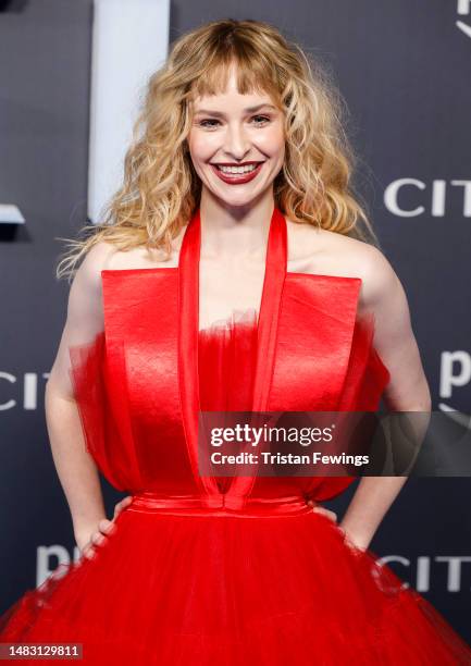 Ashleigh Cummings attend the "Citadel" Global Premiere ahead of the Prime Video launch on April 18, 2023 in London, England.