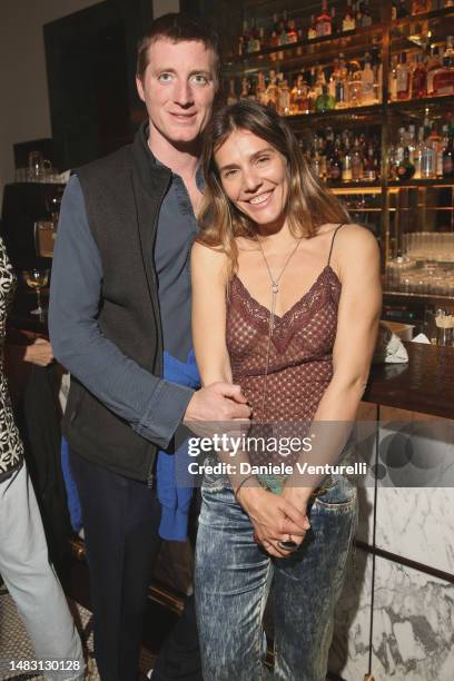 Marcantonio Brandolini D'Adda and Margherita Missoni attend the WSJ Magazine cocktail during Milan Design Week 2023 on April 18, 2023 in Milan, Italy.