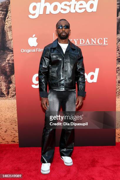 Tyrod Taylor attends the Apple Original Films' "Ghosted" New York Premiere at AMC Lincoln Square Theater on April 18, 2023 in New York City.