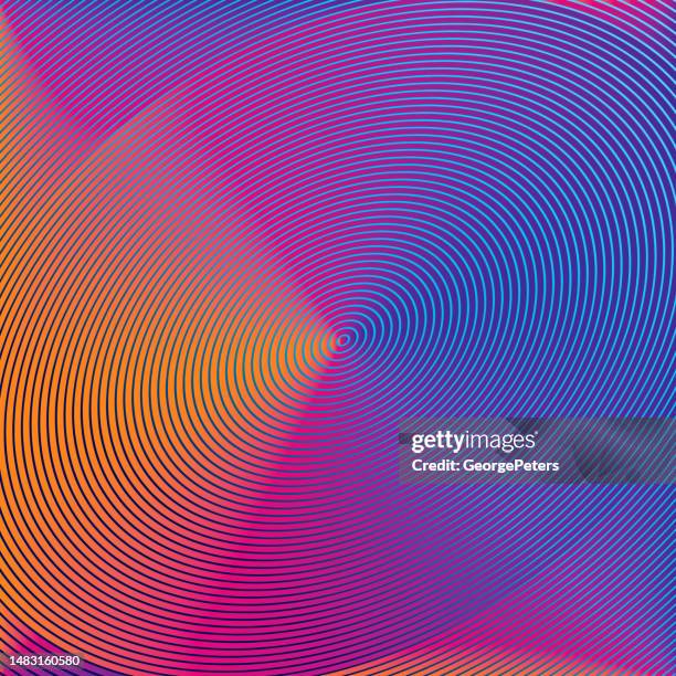 concentric circles abstract background - bullseye infographic stock illustrations