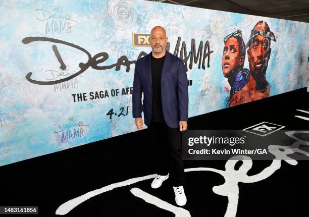 Allen Hughes attends the premiere Of FX's "Dear Mama" at Academy Museum of Motion Pictures on April 18, 2023 in Los Angeles, California.