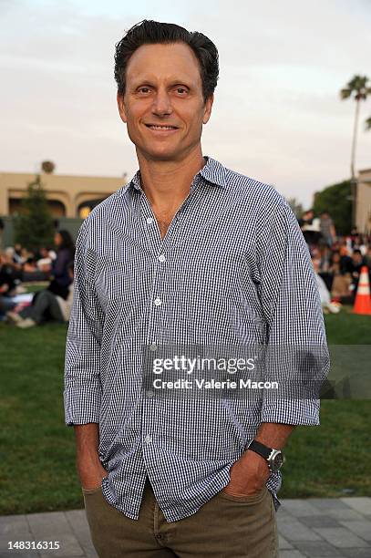 Actor Tony Goldwyn attends The Academy of Motion Picture Arts and Sciences' Oscars outdoors screening of "Ghost" on July 13, 2012 in Hollywood,...