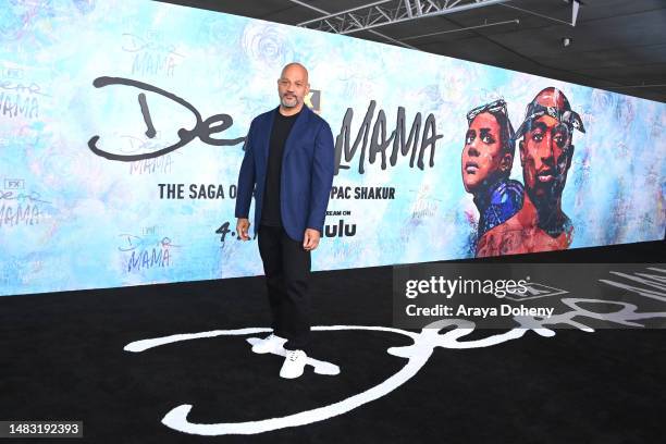 Allen Hughes attends the premiere of FX's "Dear Mama" at Academy Museum of Motion Pictures on April 18, 2023 in Los Angeles, California.