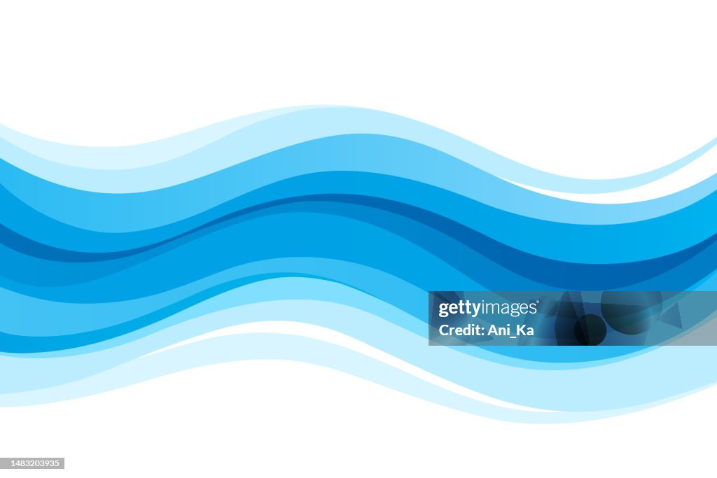 Abstrakt Hintergrund mit Wellen
