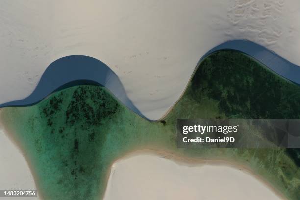 lencois maranhenses national park, santo amaro, maranhao, brazil - aeroplano stock pictures, royalty-free photos & images