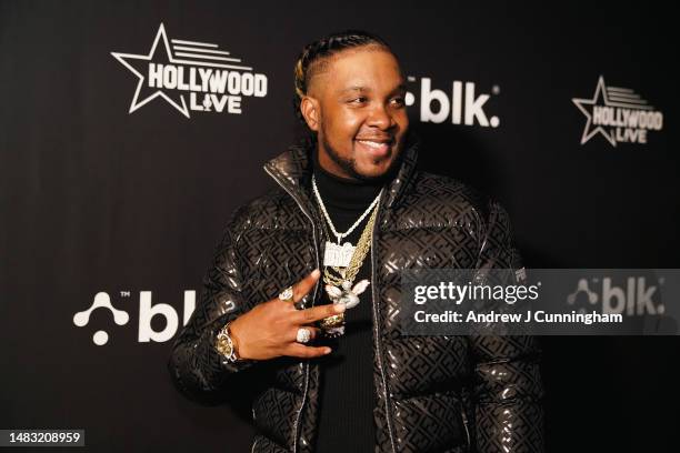 Yung Muusik attends Rockin With The Stars at The Bourbon Room on April 18, 2023 in Los Angeles, California.