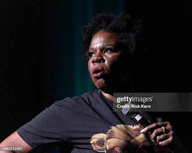 Comedian Leslie Jones performs onstage during Moontower Just For Laughs at the Paramount Theatre on April 18, 2023 in Austin, Texas.