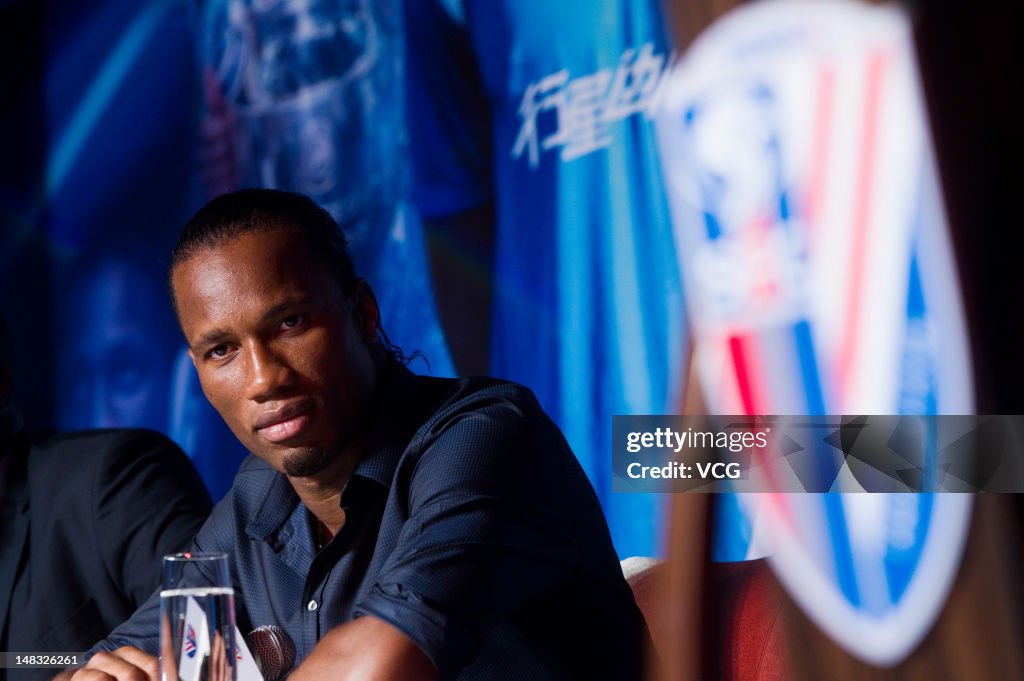 Didier Drogba Unveiled At Shanghai Shenhua