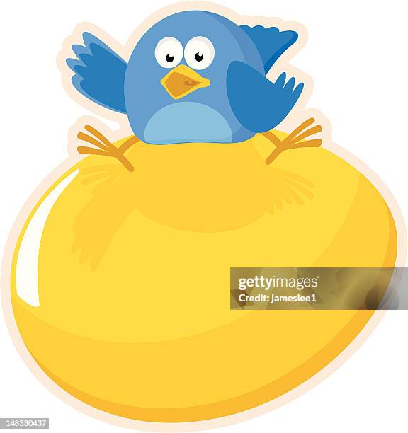 golden egg - bigger stock illustrations