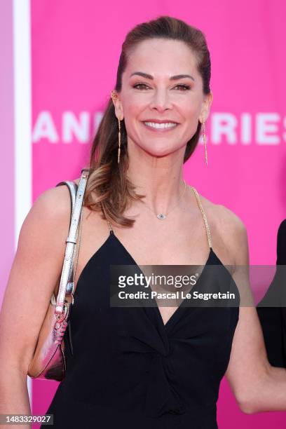 Mélissa Theuriau attends the closing ceremony during the 6th Canneseries International Festival on April 19, 2023 in Cannes, France.