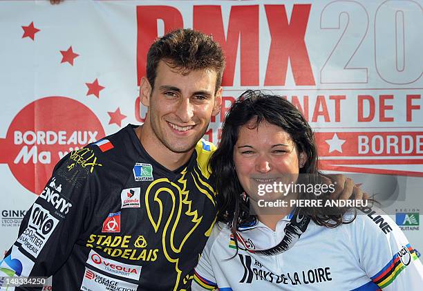 French 2011 world champion BMX rider, Joris Daudet , winner of the French 2012 BMX Championship final and Magalie Pottier, winner in the French 2012...