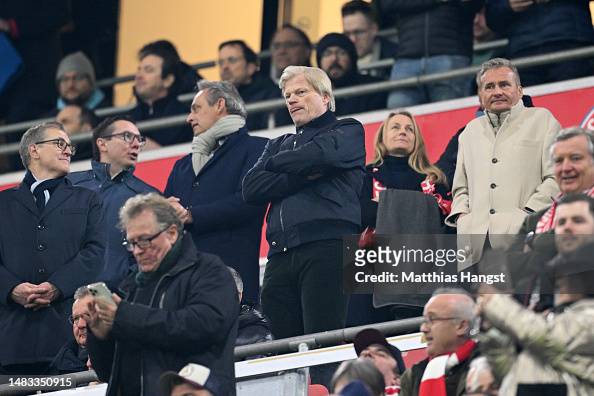 Jan-Christian Dreesen, CFO of FC Bayern Muenchen, Oliver Kahn, CEO of ...