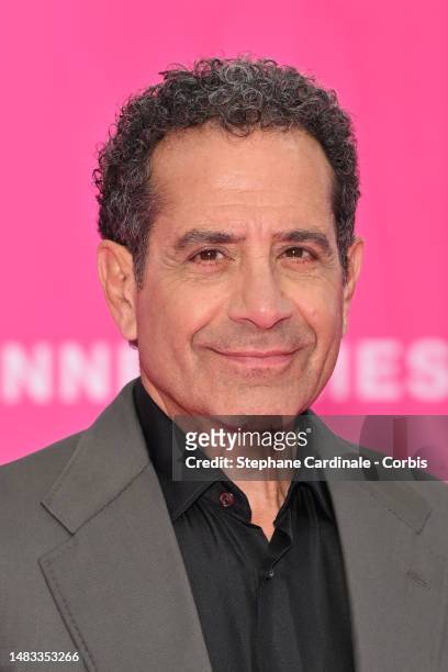 Tony Shalhoub attends the closing ceremony during the 6th Canneseries International Festival : Day Six on April 19, 2023 in Cannes, France.