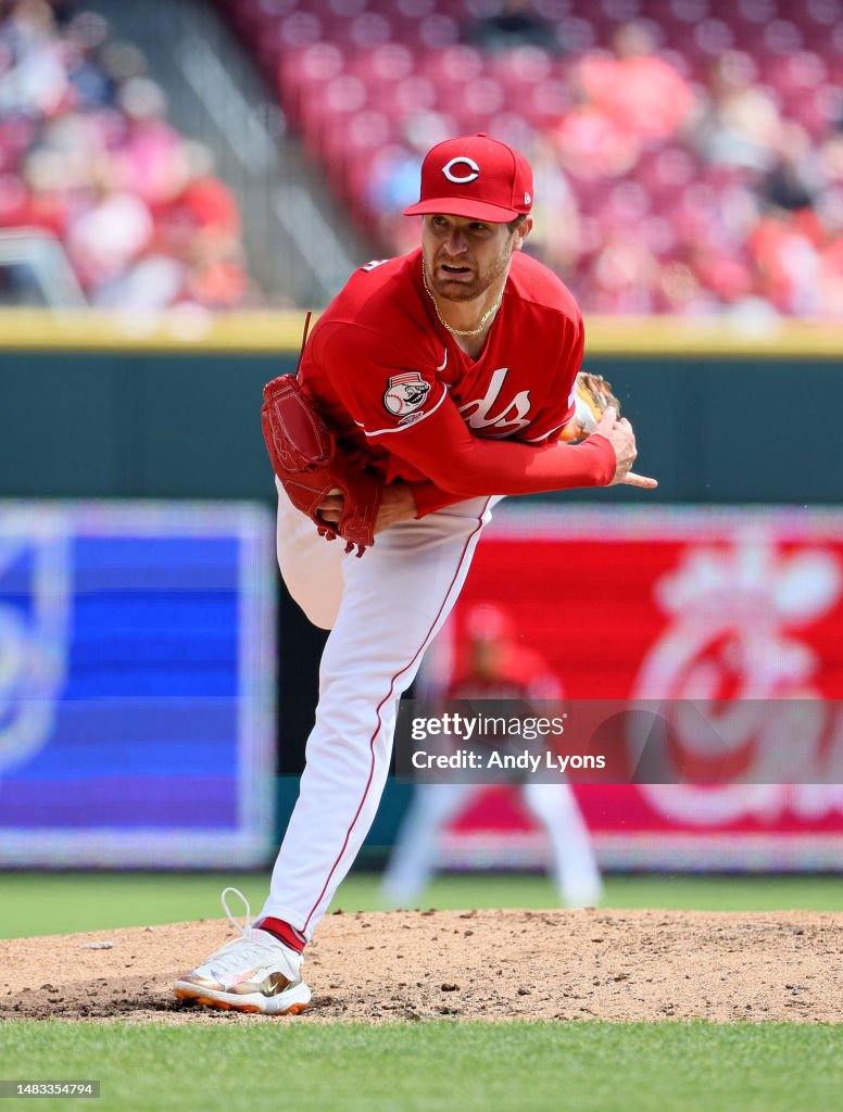 Levi Stoudt of the Cincinnati Reds against the Tampa Bay Rays at