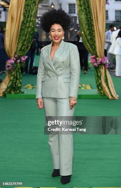 Shona Babayemi attends the special screening of "Polite Society" at The Curzon Mayfair on April 19, 2023 in London, England.