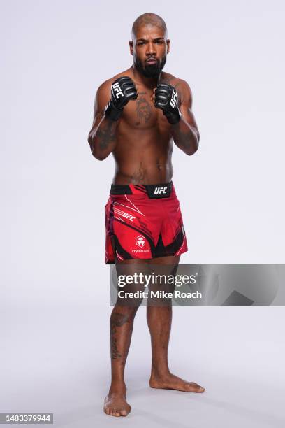 Bobby Green poses for a portrait during a UFC photo session on April 19, 2023 in Las Vegas, Nevada.