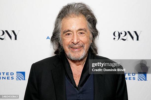 Al Pacino attends a conversation with Al Pacino at The 92nd Street Y, New York on April 19, 2023 in New York City.