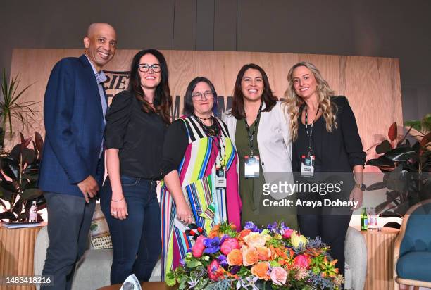 Moderator Jay Tucker, Executive Director, Center for Media, Entertainment & Sports, UCLA Anderson School of Management, Alexys Coronel, Director and...
