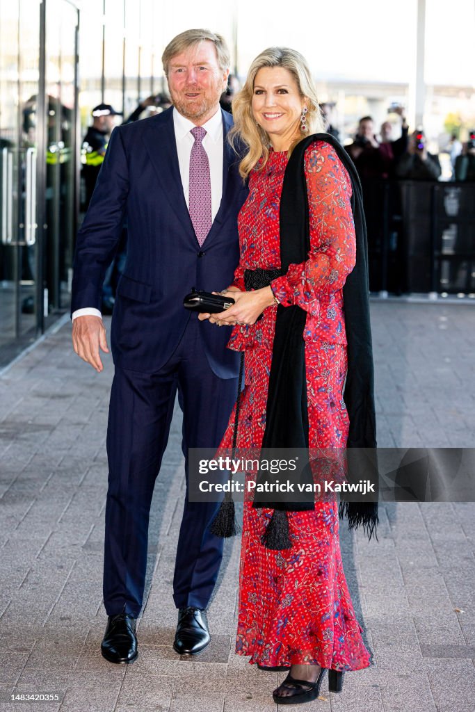 King Willem-Alexander Of The Netherlands And Queen Maxima Attend The Kingsday Concert In Rotterdam