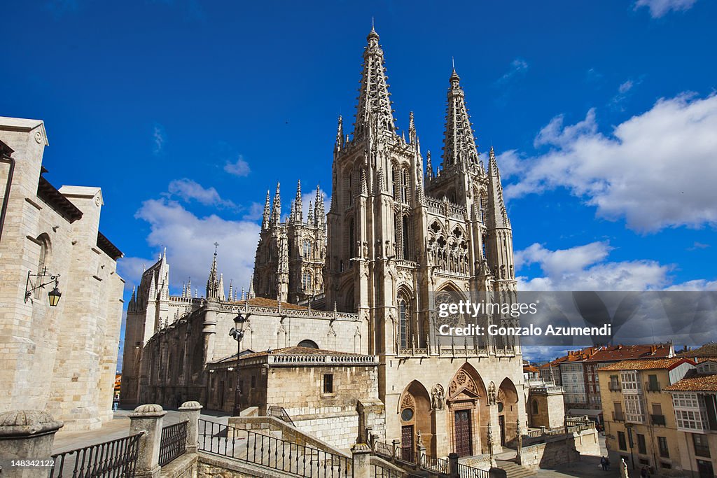 Gothic architecture in Burgos City.
