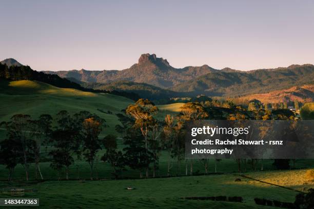 castle rock coromandel new zealand - coromandel stock pictures, royalty-free photos & images