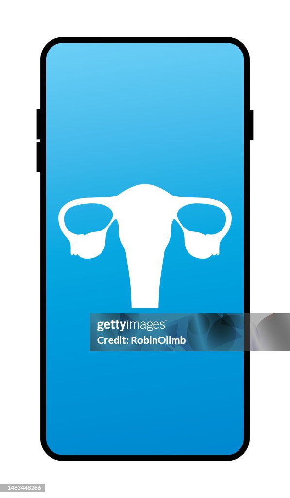 Uterus Smart Phone Icon