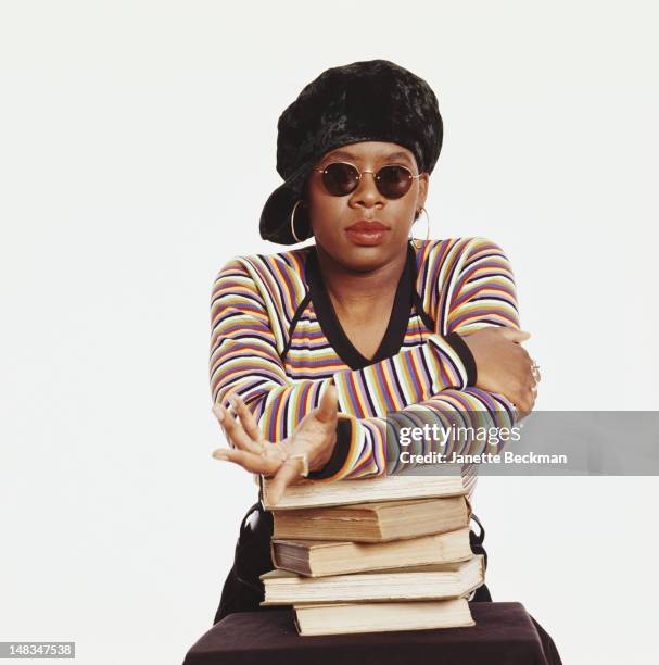 Hip Hop artist and cast member of 'The Real World: New York' Heather B. Gardner, New York City, 1992.