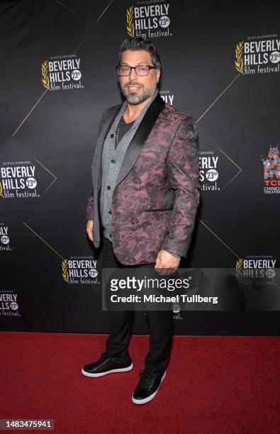 Beverly Hills Film Festival director Adam Ohmar attends the opening night of the 2023 Beverly Hills Film Festival at TCL Chinese 6 Theatres on April...