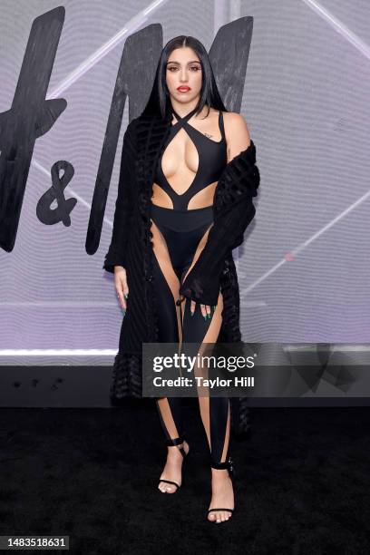 Lourdes Leon attends the H&M Mugler launch at 894 Lexington on April 19, 2023 in New York City.