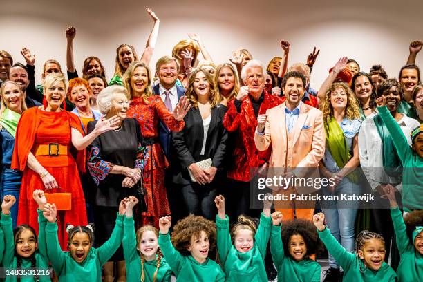 King Willem-Alexander of The Netherlands, Queen Maxima of The Netherlands, Princess Beatrix of The Netherlands, Princess Amalia of The Netherlands,...