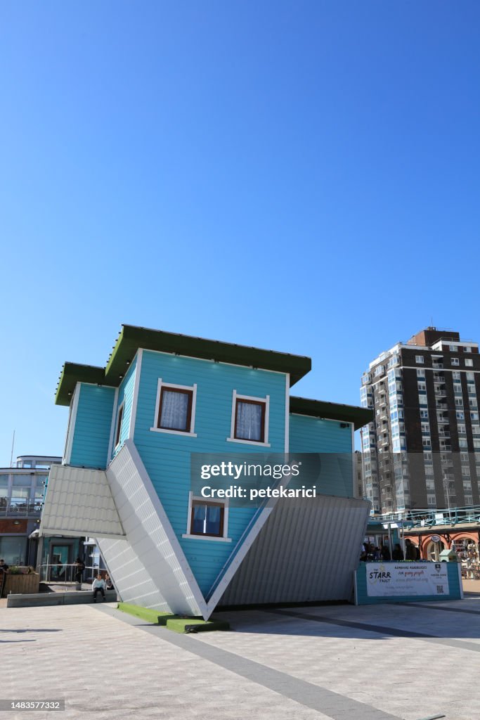 The Upside Down House Brighton Uk High-Res Stock Photo - Getty Images