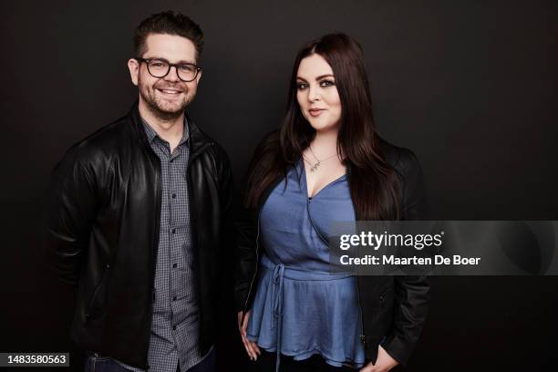 Jack Osbourne and Katrina Weidman of Travel Channel's 'Portals to Hell' poses for a portrait during the 2019 Winter TCA Tour at Langham Hotel on...