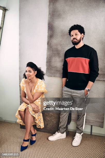 Jazz Smollett and Jake Smollett of TV One's 'Living By Design With Jake and Jazz' pose for a portrait during the 2019 Winter TCA at The Langham...