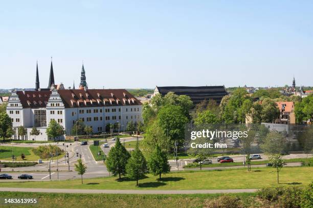 zwickau skyline (saxony, germany) - zwickau stock pictures, royalty-free photos & images