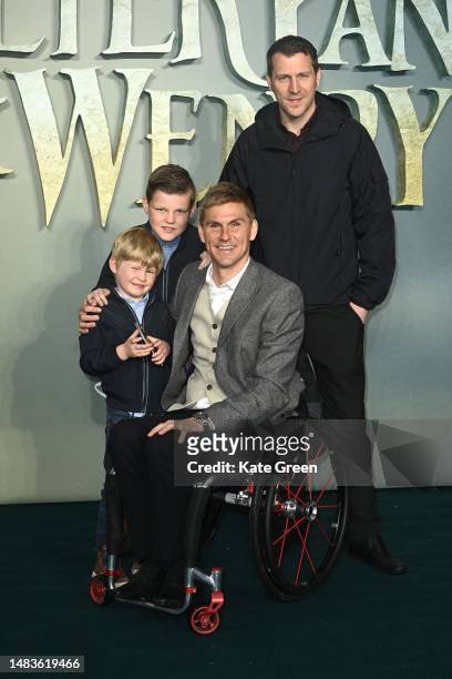 Steve Brown and guests attend the world premiere of "Peter Pan & Wendy" at The Curzon Mayfair on April 20, 2023 in London, England.