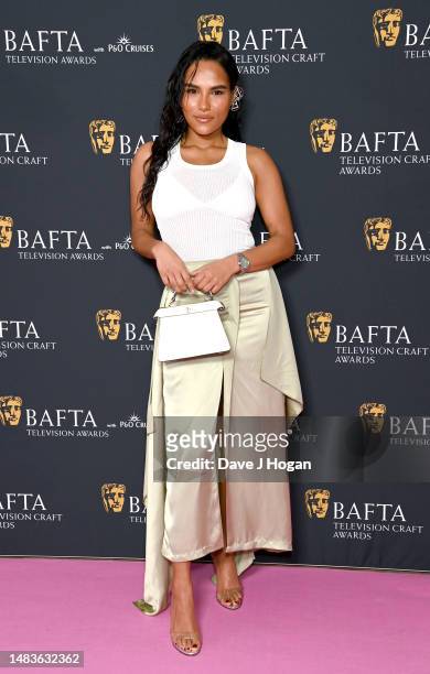 Saffron Hocking attends the BAFTA Television Craft and BAFTA Television Awards Nominees Party on April 20, 2023 in London, England.