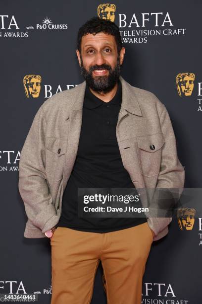 Adeel Akhtar attends the BAFTA Television Craft and BAFTA Television Awards Nominees Party on April 20, 2023 in London, England.