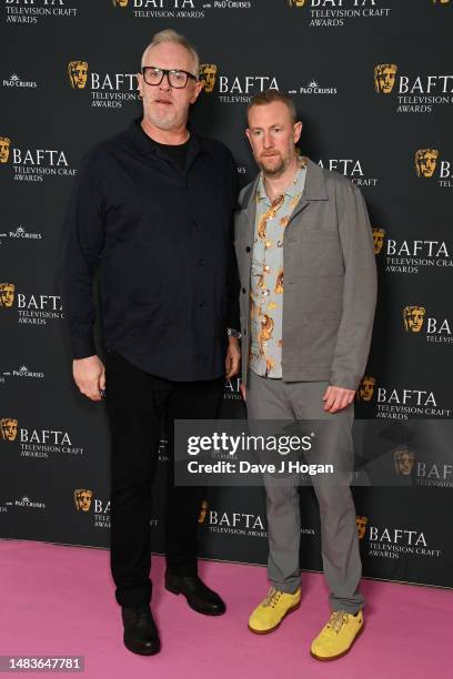Greg Davies and Alex Horne attend the BAFTA Television Craft and BAFTA Television Awards Nominees Party on April 20, 2023 in London, England.