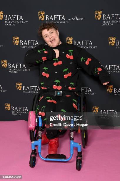 Jess Thom attends the BAFTA Television Craft and BAFTA Television Awards Nominees Party on April 20, 2023 in London, England.