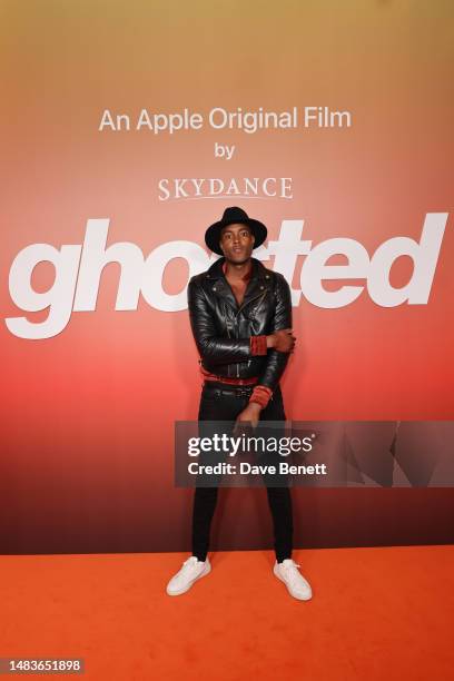 Stefan Pierre-Tomlin attends the Apple Original Films tastemaker screening of "Ghosted" at The Ham Yard Hotel on April 20, 2023 in London, England....