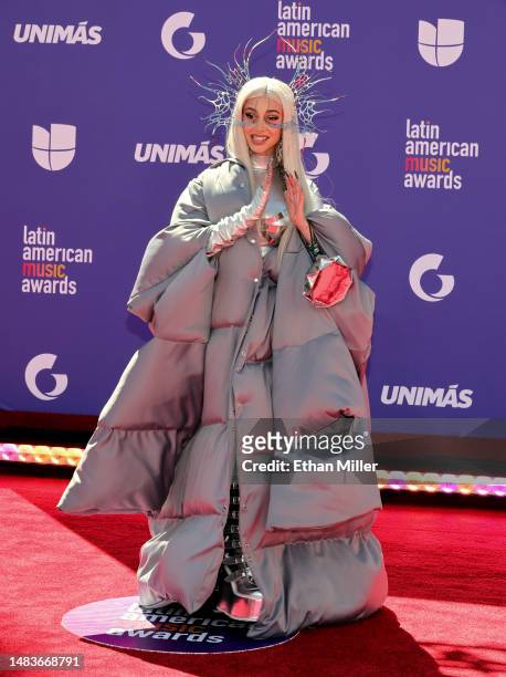 Mar Solís attends the 2023 Latin American Music Awards at MGM Grand Garden Arena on April 20, 2023 in Las Vegas, Nevada.