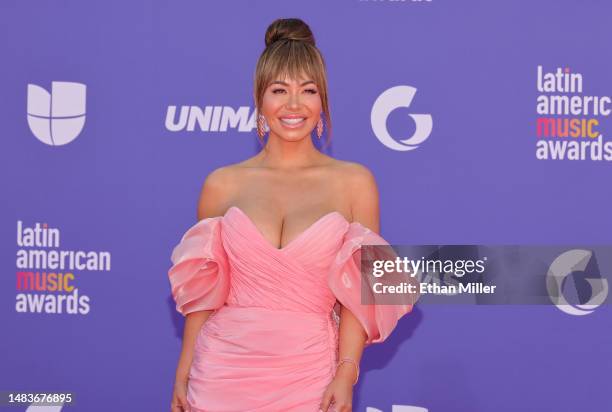 Chiquis Rivera attends the 2023 Latin American Music Awards at MGM Grand Garden Arena on April 20, 2023 in Las Vegas, Nevada.