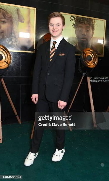 Noah Matofsky aattends the World Premiere of "Peter Pan & Wendy" at The Curzon Mayfair on April 20, 2023 in London, England.