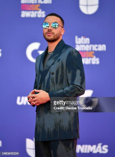 Prince Royce attends the 2023 Latin American Music Awards at MGM Grand Garden Arena on April 20, 2023 in Las Vegas, Nevada.