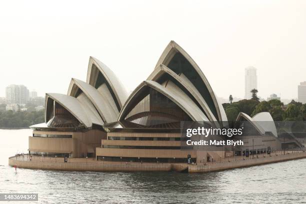 The Sydney Opera House is seen on March 3, 2023 in Sydney, Australia.